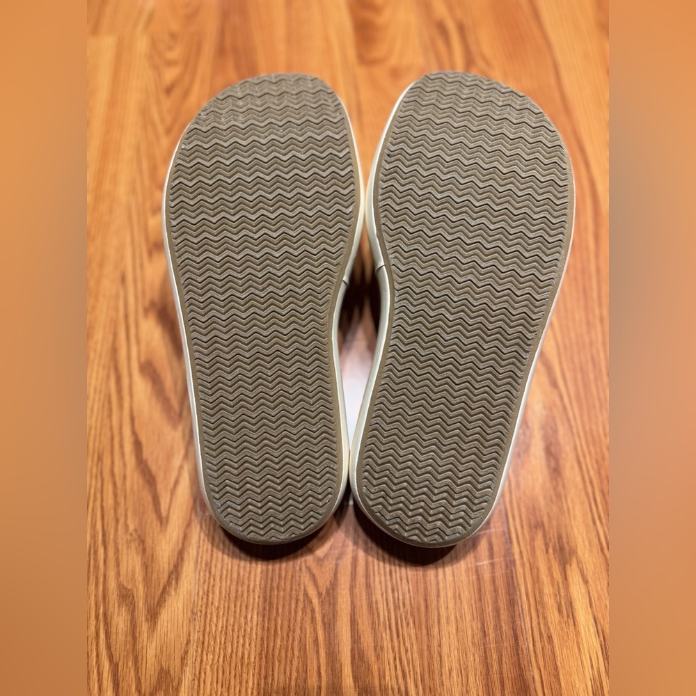 OSOI Off-White Boat Platform Flip Flop Slides – IT 40 USA 9– Cream – New w/ Tags - Picture 13 of 16
